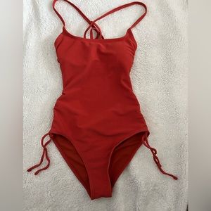 Xhiliration Coral One Piece